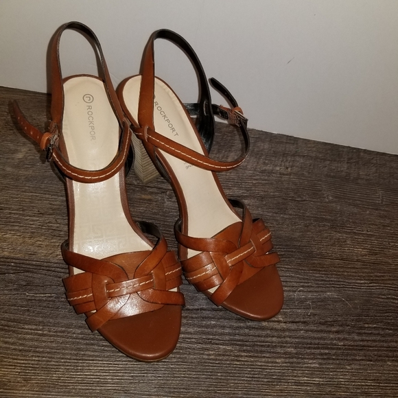 Rockport Adiprene by Adidas Leather Heels sz 8 - Picture 2 of 9